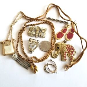 Jewelry lot Rescue box Slight Seconds upcycle craft destash